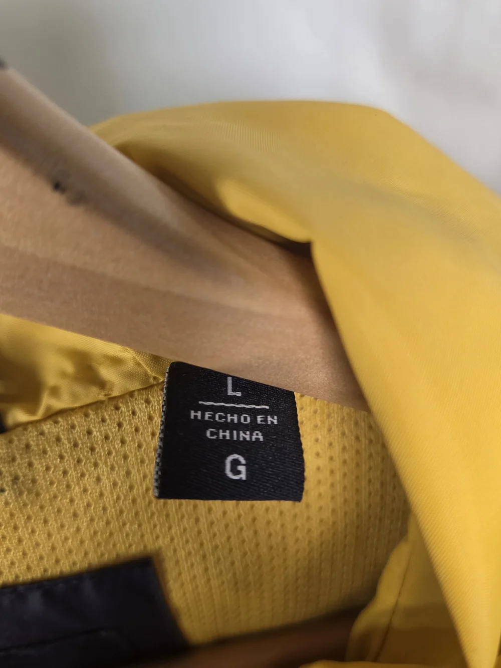 Tommy Hilfiger Men’s Two-Tone Hooded Windbreaker Jacket in Yellow/Navy